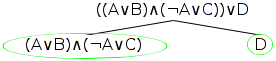 Step two of the example proof tree