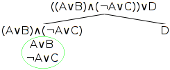 Step three of the example proof tree