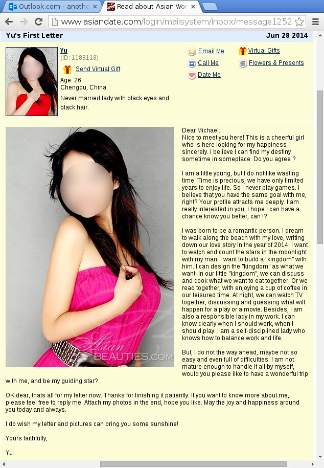 Asiatische Dating-Website legit
