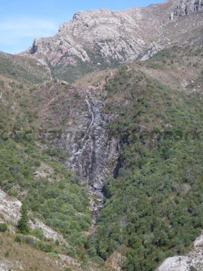 A waterfall near Queenstown